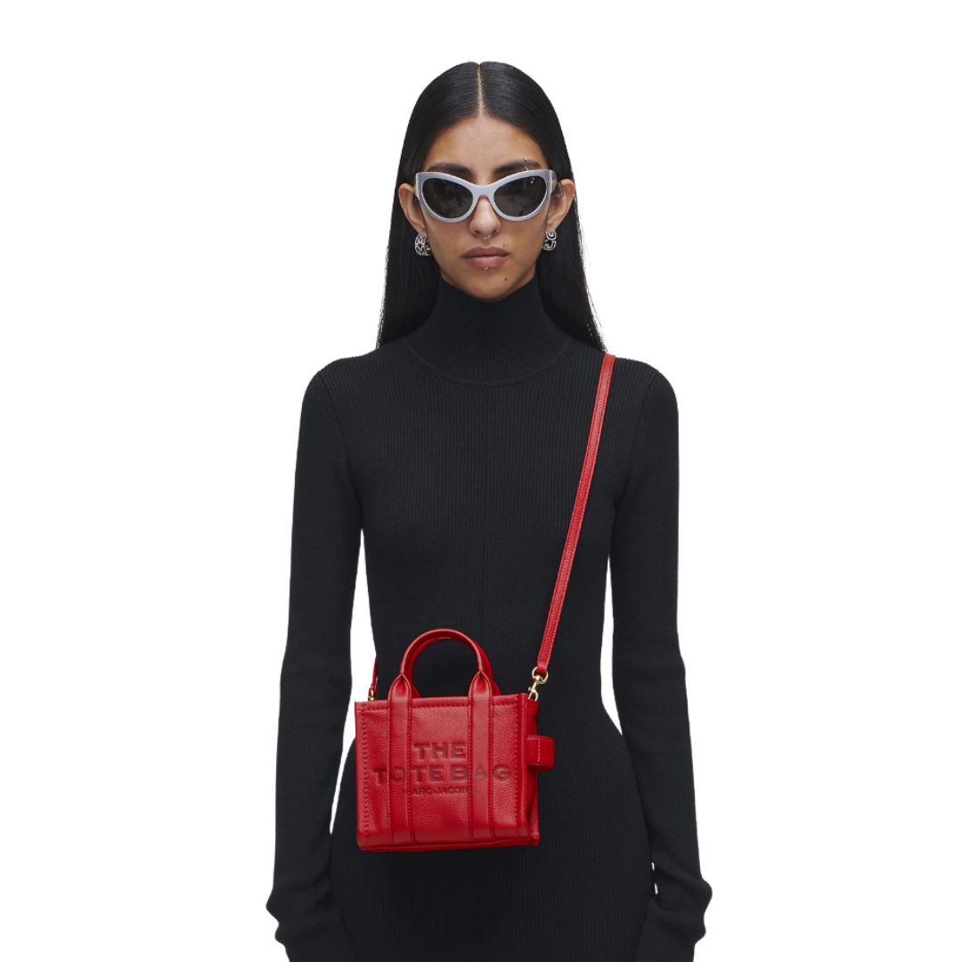 THE MICRO TOTE TRUE RED