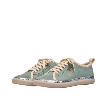 PANCHIC O01 LACE SUEDE GREEN