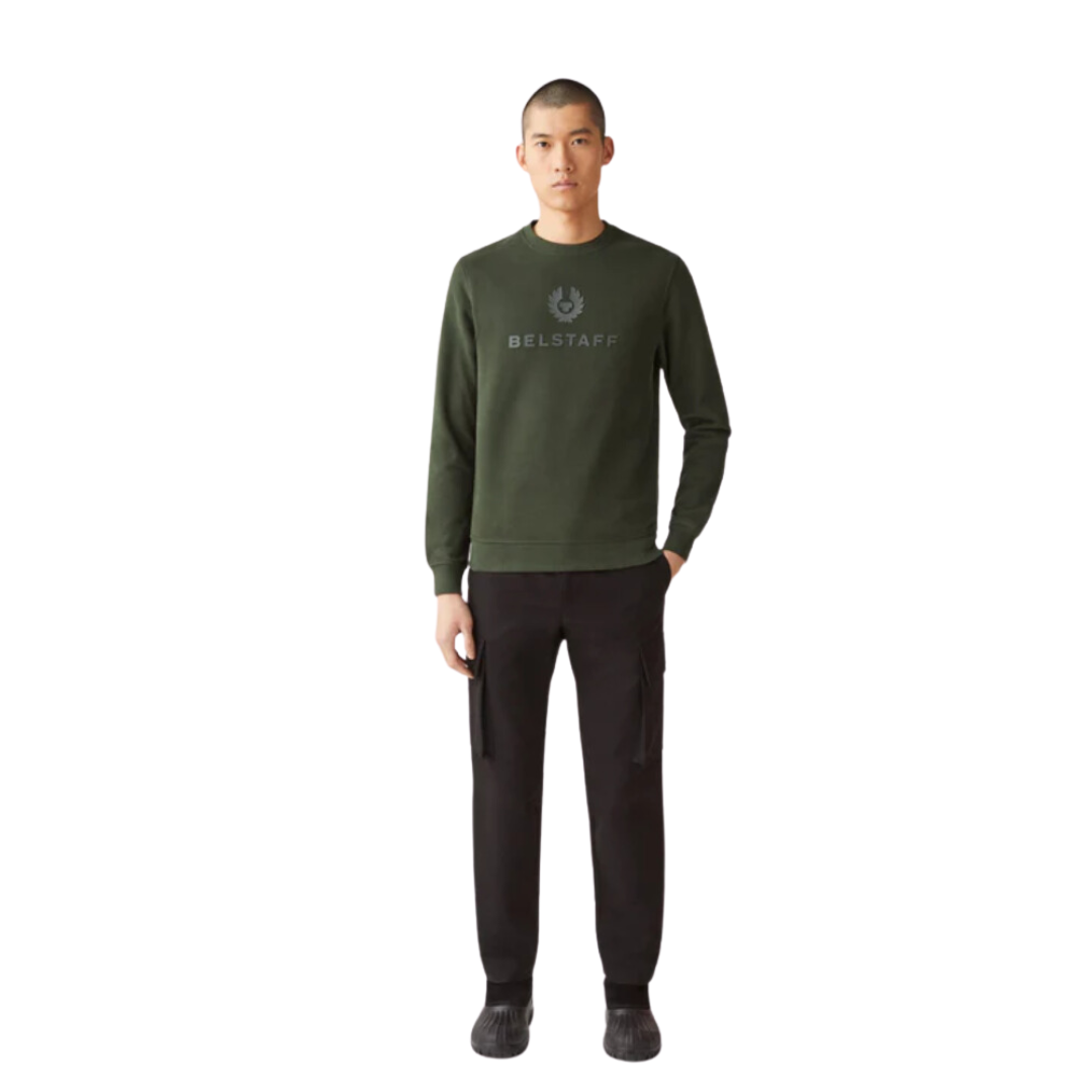 BELSTAFF CREWNECK 104139 VERDE